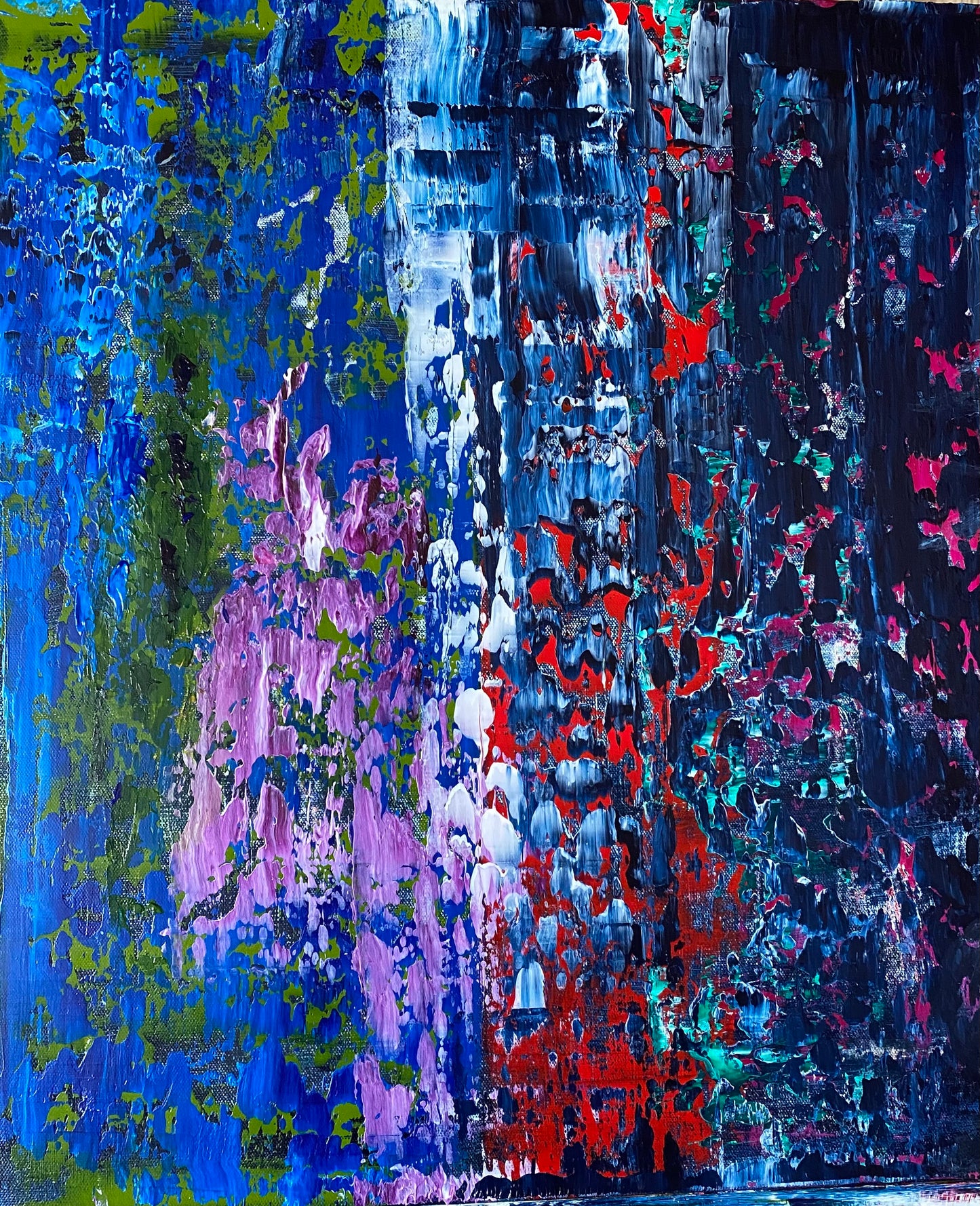 Bleu 24" x 20"